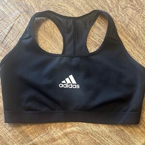 Adidas Women's Black Racerback Sports Bra